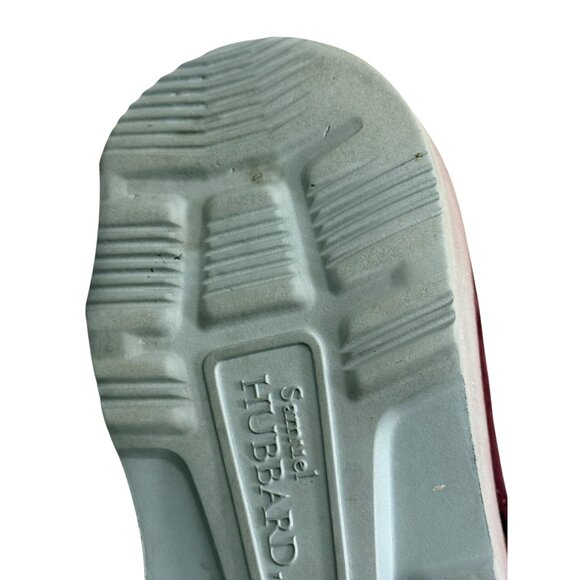 Samuel Hubbard Womens Burgundy Suede Lace-Up Oxford Shoes Size M US 6 EU 36 Leat - Picture 15 of 16